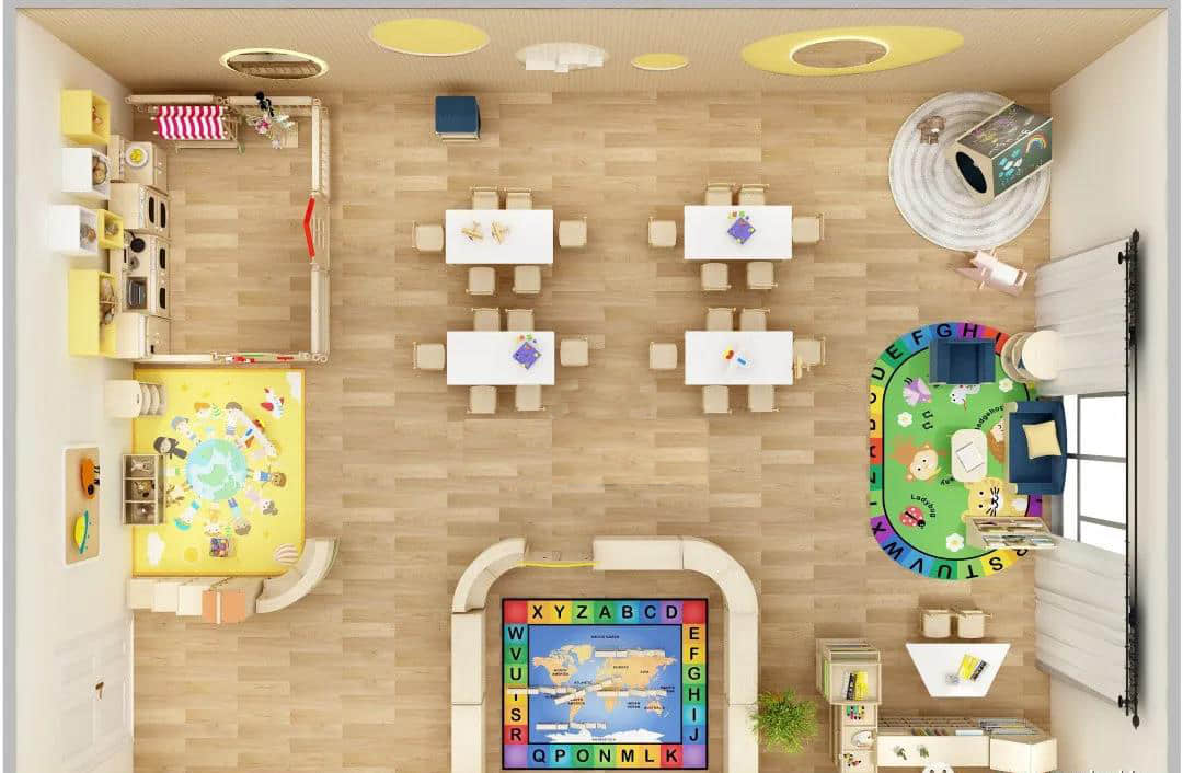 幼儿园教室整体环境布置方法及设计理念