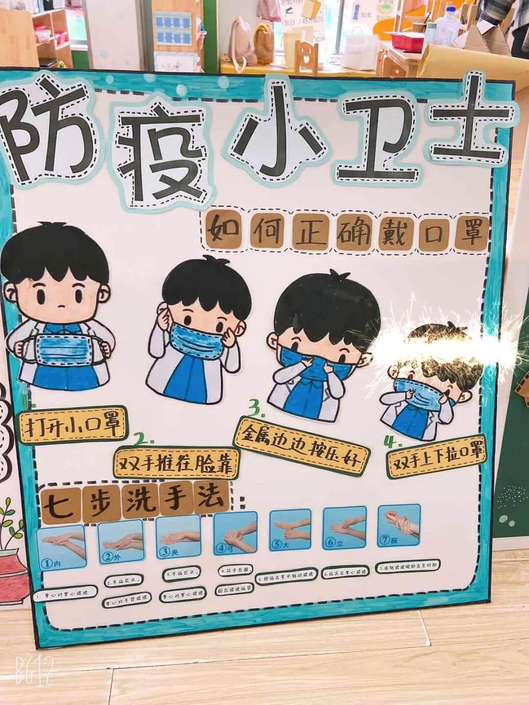 拯救你的环创灵感——开学防疫情主题环境布置 · 配图